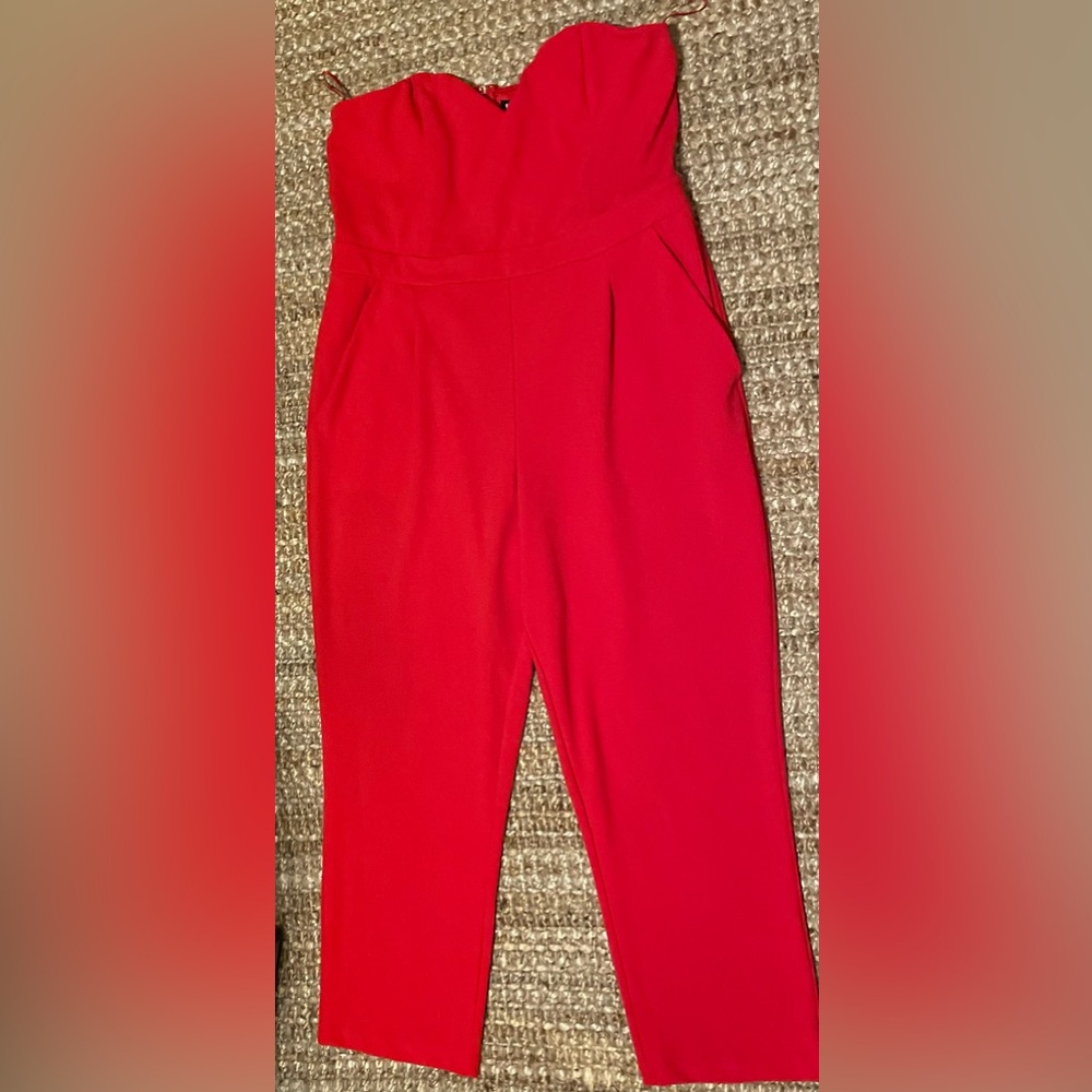 Express red jumpsuit 16